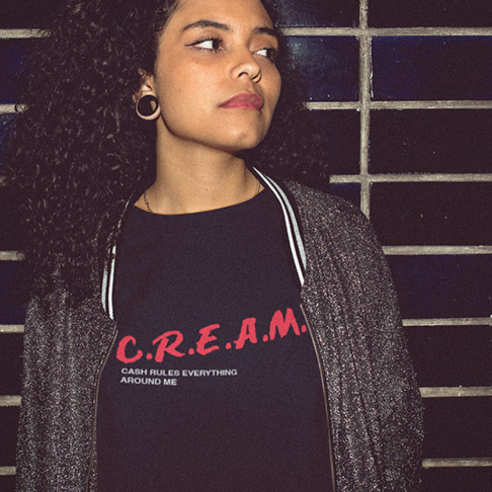 CASH RULES EVERYTHING AROUND ME Wu-Tang Tee